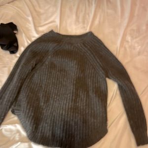 grey sweater